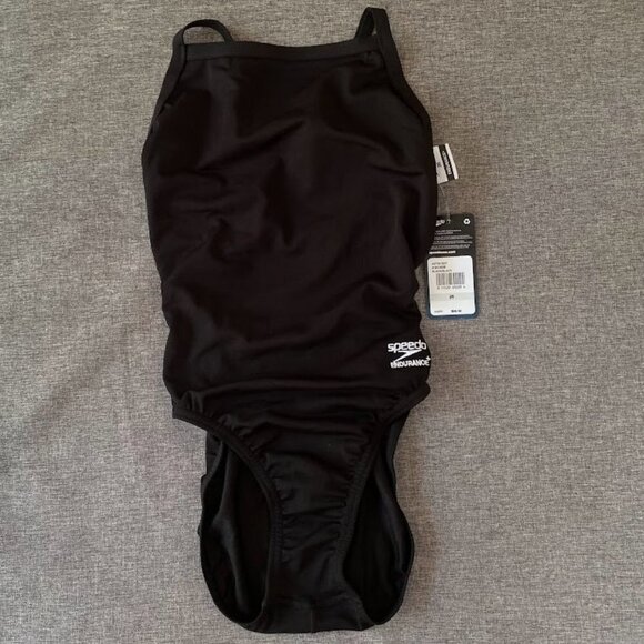 Speedo Women's Swimsuit One Piece Endurance+ Flyback Block Adult XS - Picture 1 of 6